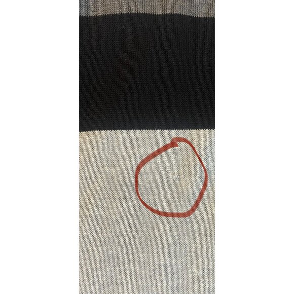 BCBG MAX AZRIA Womens Striped T-Shirt Dress "Gracie" Grey Combo Size M - Picture 10 of 10